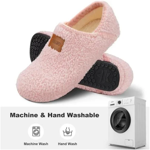 Slippers Socks House Shoes Slip On Indoor Outdoor Travel Unisex Size 8 9 - Picture 4 of 8